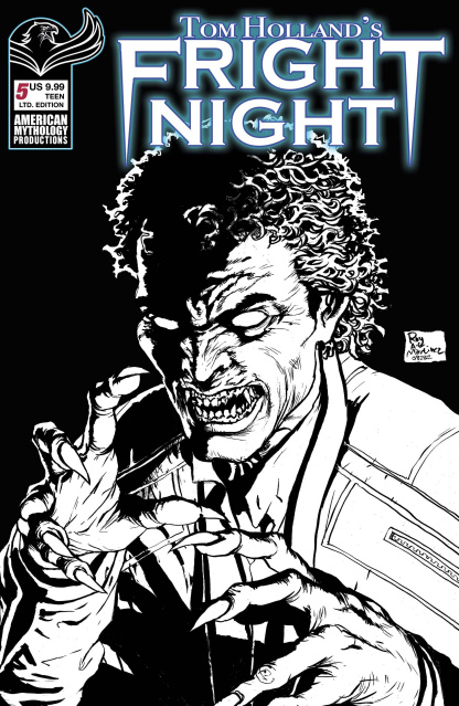 Fright Night #5 (Virgin B&W Cover)