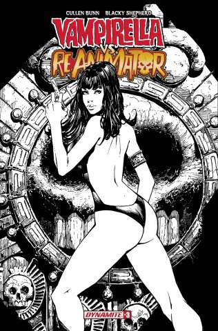 Vampirella vs. Reanimator #3 (20 Copy Desjardins B&W Cover)