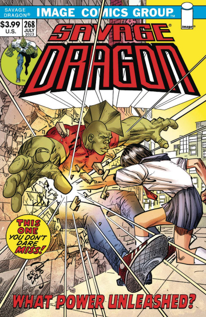 Savage Dragon #268 (Retro '70s Trade Dress Cover)