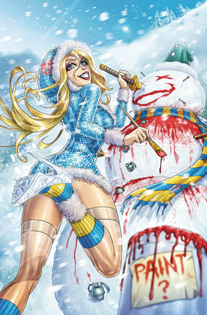 Grimm Fairy Tales 2023 Holiday Pinup Special (Cardygrade Cover)