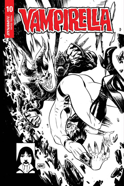 Vampirella #10 (25 Copy Gorham Homage B&W Cover)