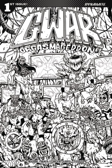 GWAR: Orgasmageddon #1 (20 Copy Sawyer Cover)