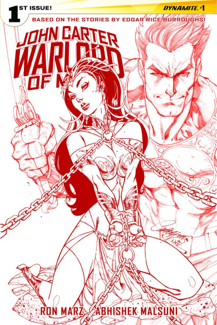 John Carter: Warlord of Mars #1 (Rare Campbell Mars Red Cover)