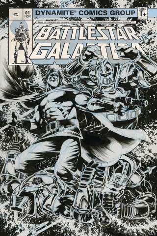 Battlestar Galactica Classic #1 (25 Copy Jones B&W Cover)