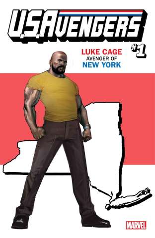 U.S.Avengers #1 (Reis New York State Cover)