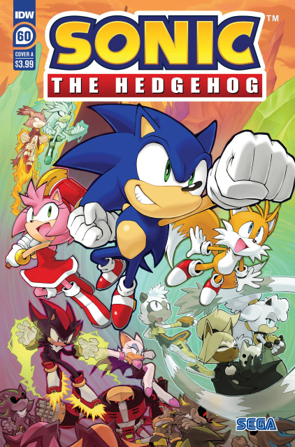 Sonic the Hedgehog #60 (Hammerstrom Cover)