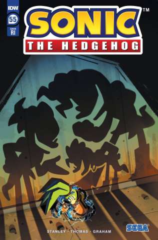 Sonic the Hedgehog #55 (10 Copy Fourdraine Cover)