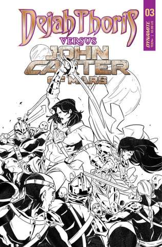 Dejah Thoris vs. John Carter of Mars #3 (15 Copy Cover)