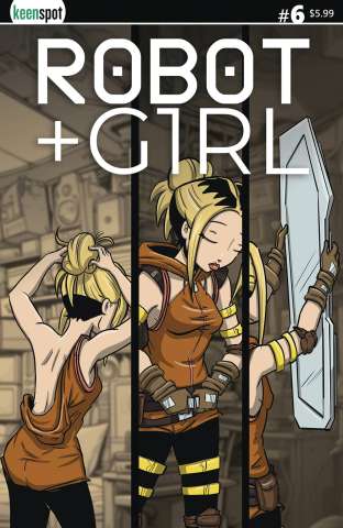 Robot + Girl #6 (Mike White Cover)