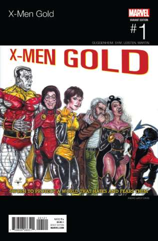X-Men: Gold #1 (Davis Hip Hop Cover)