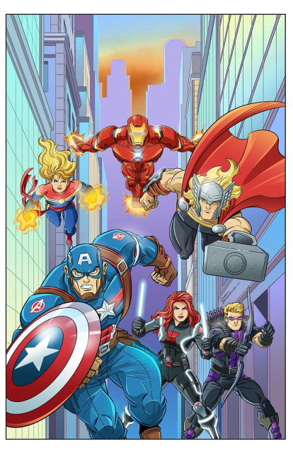 Marvel Action: Avengers #8 (10 Copy Brizuela Cover)
