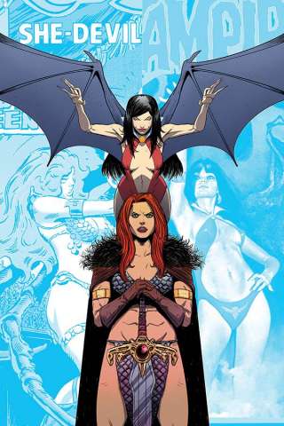 Vampirella / Red Sonja #11 (30 Copy Moss Virgin Cover)