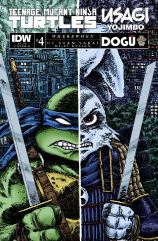 Teenage Mutant Ninja Turtles / Usagi Yojimbo: Wherewhen #4 (Eastman Cover)