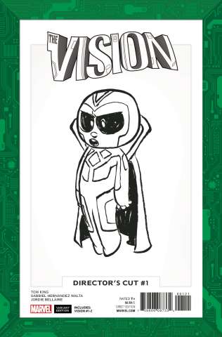 The Vision #1 (Director's Cut - Young B/W Cover)