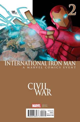International Iron Man #2 (Ferry Civil War Cover)