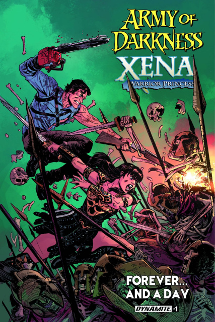 Army of Darkness / Xena: Forever... And a Day #1 (Brown Cover)