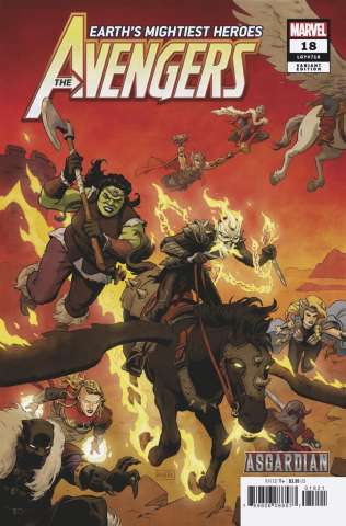 Avengers #18 (Rivera Asgardian Cover)