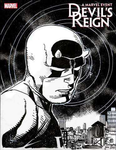 Devil's Reign #3 (Cheung Headshot Sketch Cover)