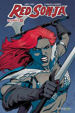 Red Sonja #7 (Groupees Cover)