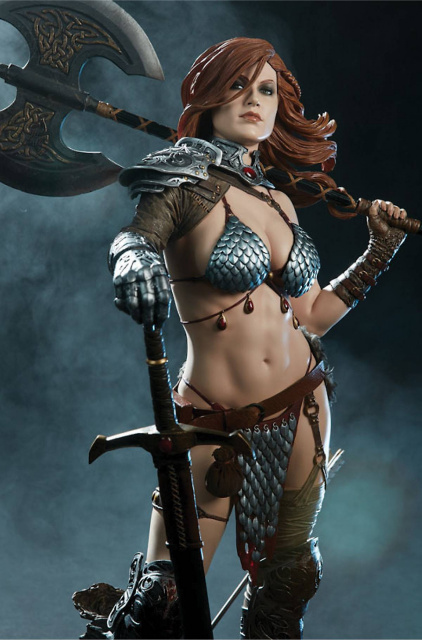 Red Sonja #1 (Sideshow Statue Virgin Cover)