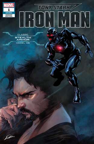 Tony Stark: Iron Man #1 (Stealth Armor Cover)