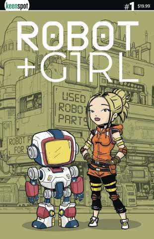 Robot + Girl #1 (Mike White Holofoil Cover)