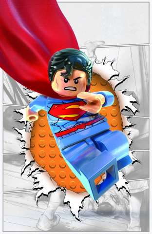 Action Comics #36 (Lego Cover)