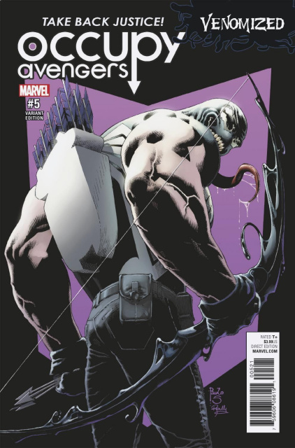Occupy Avengers #5 (Siqueira Venomized Cover)