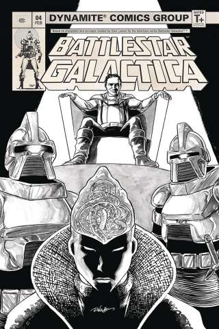 Battlestar Galactica Classic #4 (20 Copy HDR B&W Cover)
