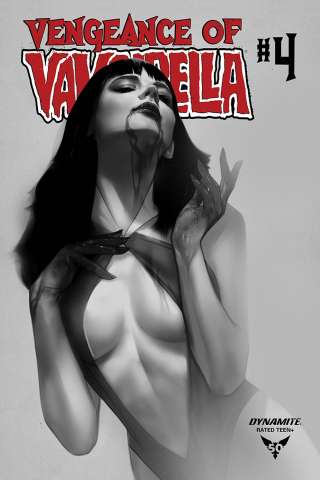 Vengeance of Vampirella #4 (30 Copy Oliver B&W Cover)