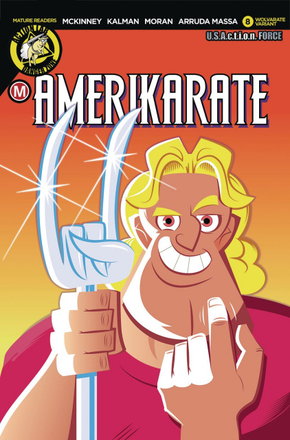 Amerikarate #8 (Perillo Wolvarate Cover)