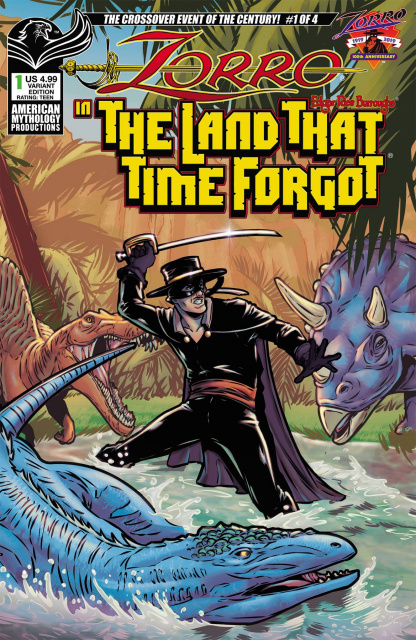Zorro in the Land That Time Forgot #1 (Puglia Cover)