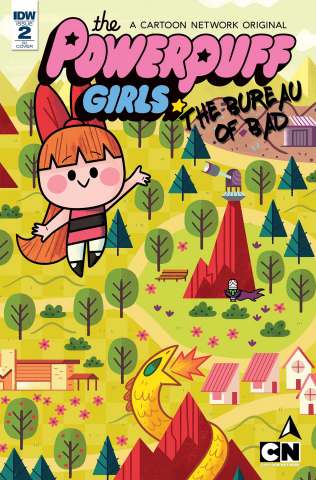 The Powerpuff Girls: The Bureau of Bad #2 (10 Copy Cover)