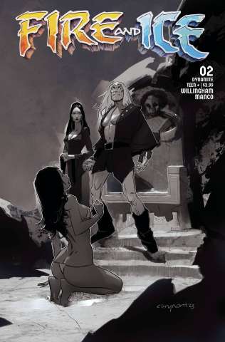 Fire and Ice #2 (15 Copy Nord B&W Cover)