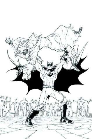 Batman Incorporated #12 (Black & White Cover)