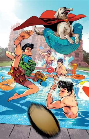 Batman / Superman: World's Finest #6 (Rafa Sandoval Swimsuit Card Stock Cover)