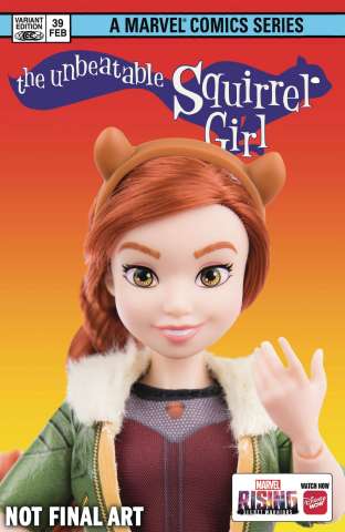 The Unbeatable Squirrel Girl #39 (Marvel Rising Action Doll Homage Cover)