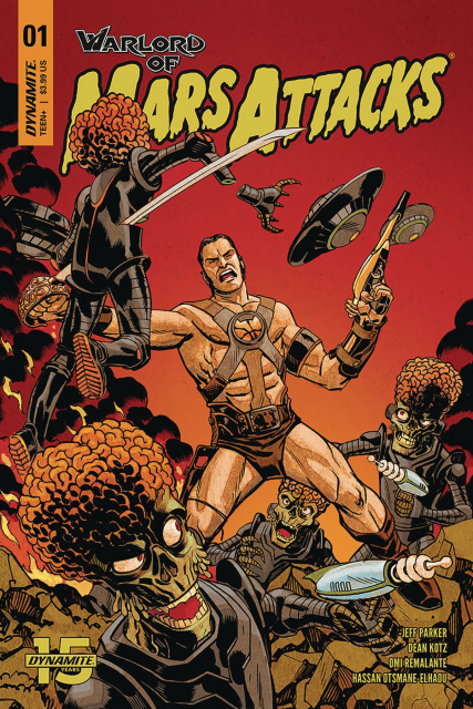 Warlord of Mars Attacks #1 (Johnson Cover)