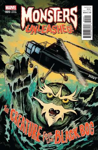 Monsters Unleashed! #5 (Francavilla '50s Movie Poster Cover)