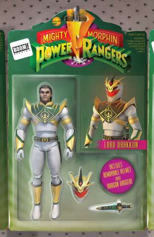 Mighty Morphin Power Rangers #15 (Unlock Action Figure Santos Cover)