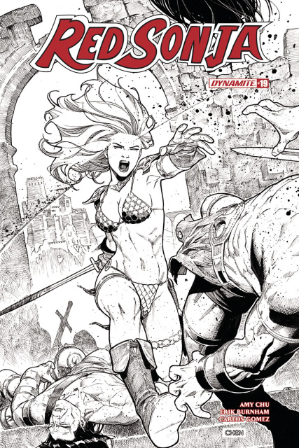 Red Sonja #19 (20 Copy Chen B&W Cover)