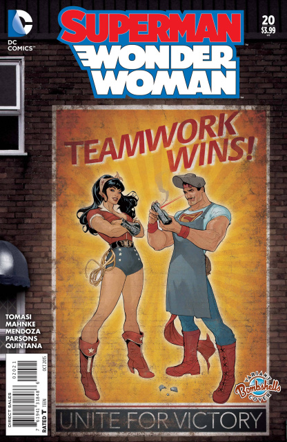 Superman / Wonder Woman #20 (Bombshells Cover)