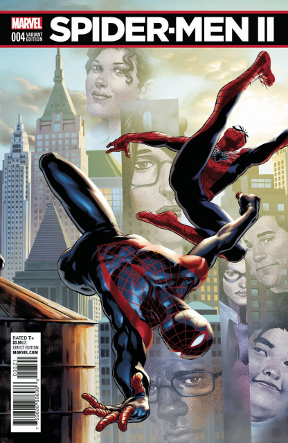 Spider-Men II #4 (Saiz Connecting Cover)