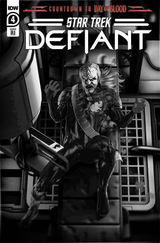 Star Trek: Defiant #4 (10 Copy B&W Unzueta Cover)