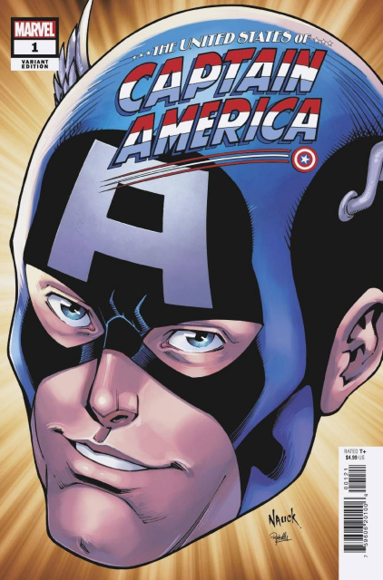 The United States of Captain America #1 (Nauck Headshot Cover)