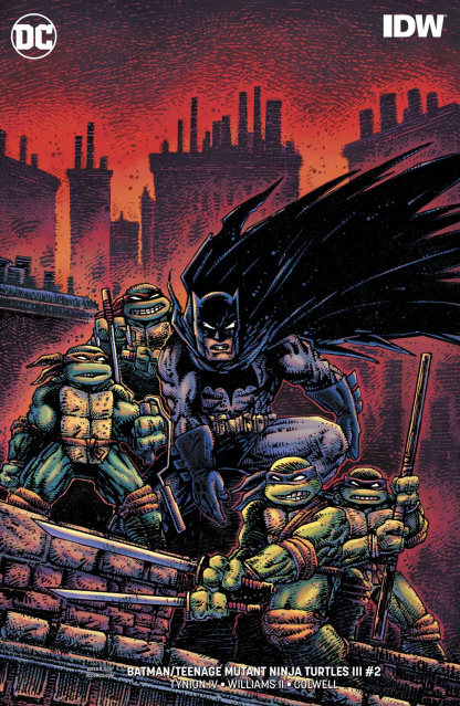 Batman / Teenage Mutant Ninja Turtles III #2 (Variant Cover)