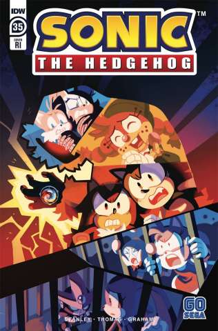 Sonic the Hedgehog #35 (10 Copy Fourdraine Cover)