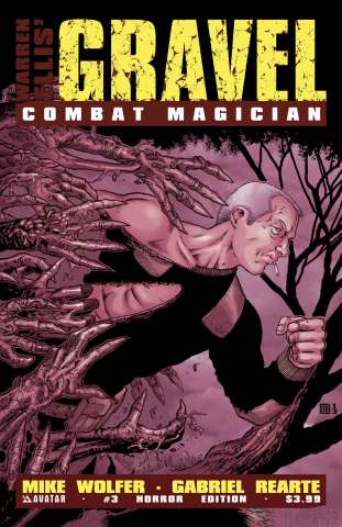 Gravel: Combat Magician #3 (Horror Cover)