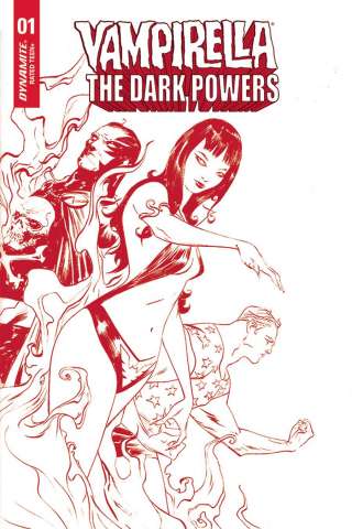 Vampirella: The Dark Powers #2 (Lee Crimson Red Line Art Cover)