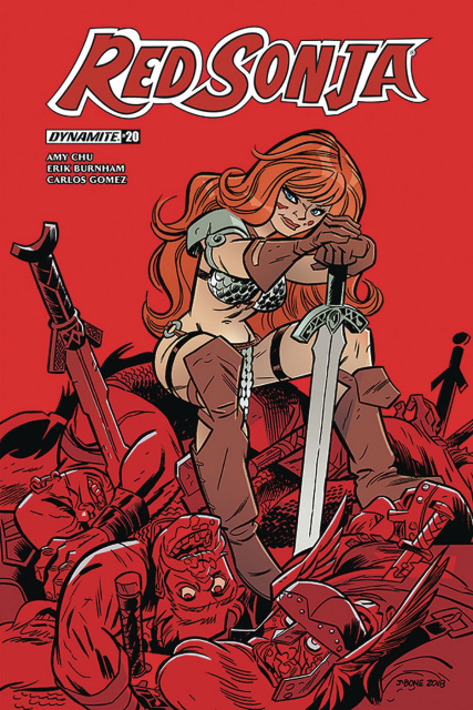 Red Sonja #20 (Bone Cover)